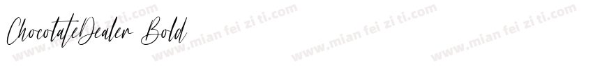 ChocolateDealer Bold字体转换